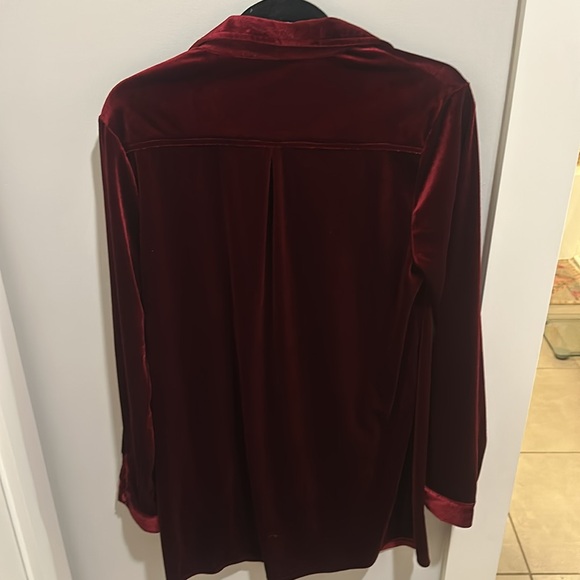 Superdown Vella Velvet Dress in Wine - Picture 6 of 6